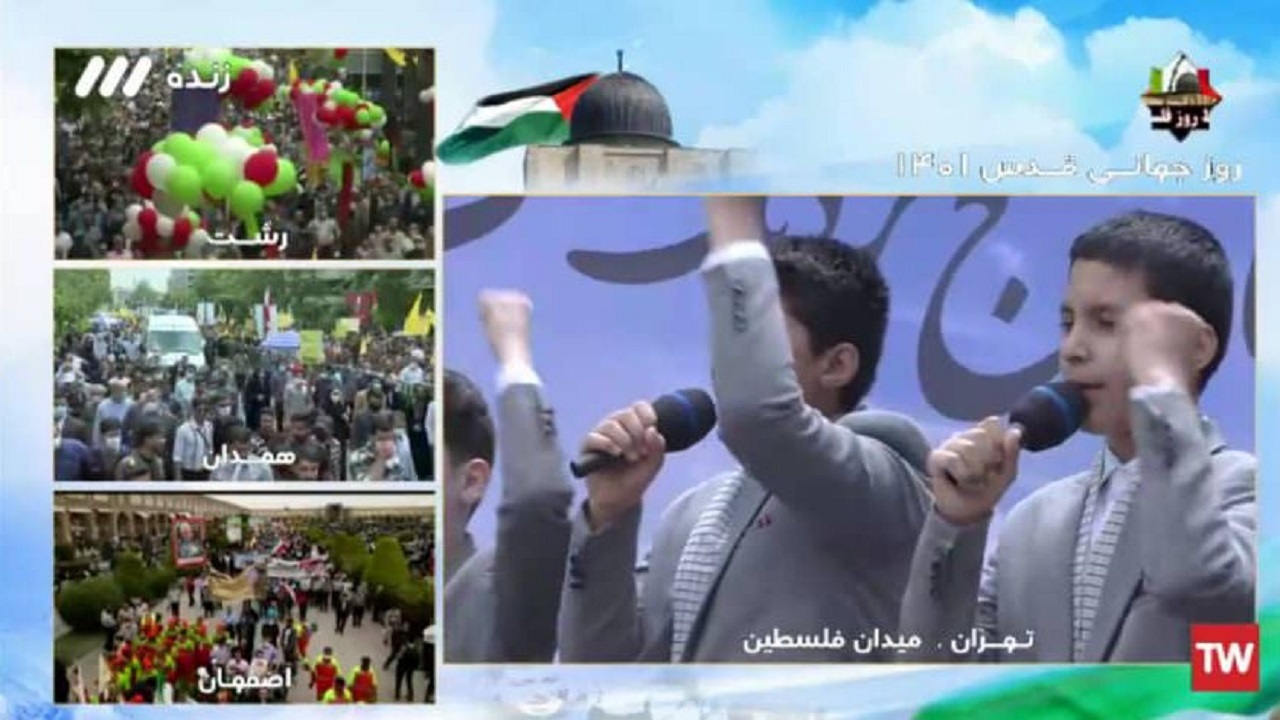 پوشش  راهپیمایی روز جهانی قدس در قاب رسانه استانی و ملی