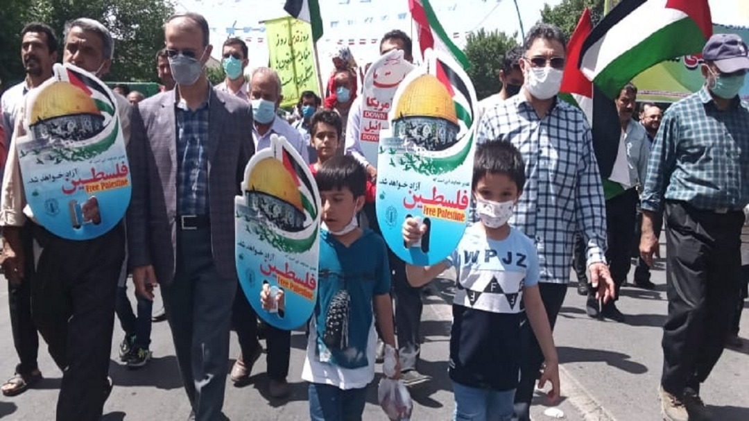حمایت یکپارچه و یک صدای مردم یزد از مردم فلسطین