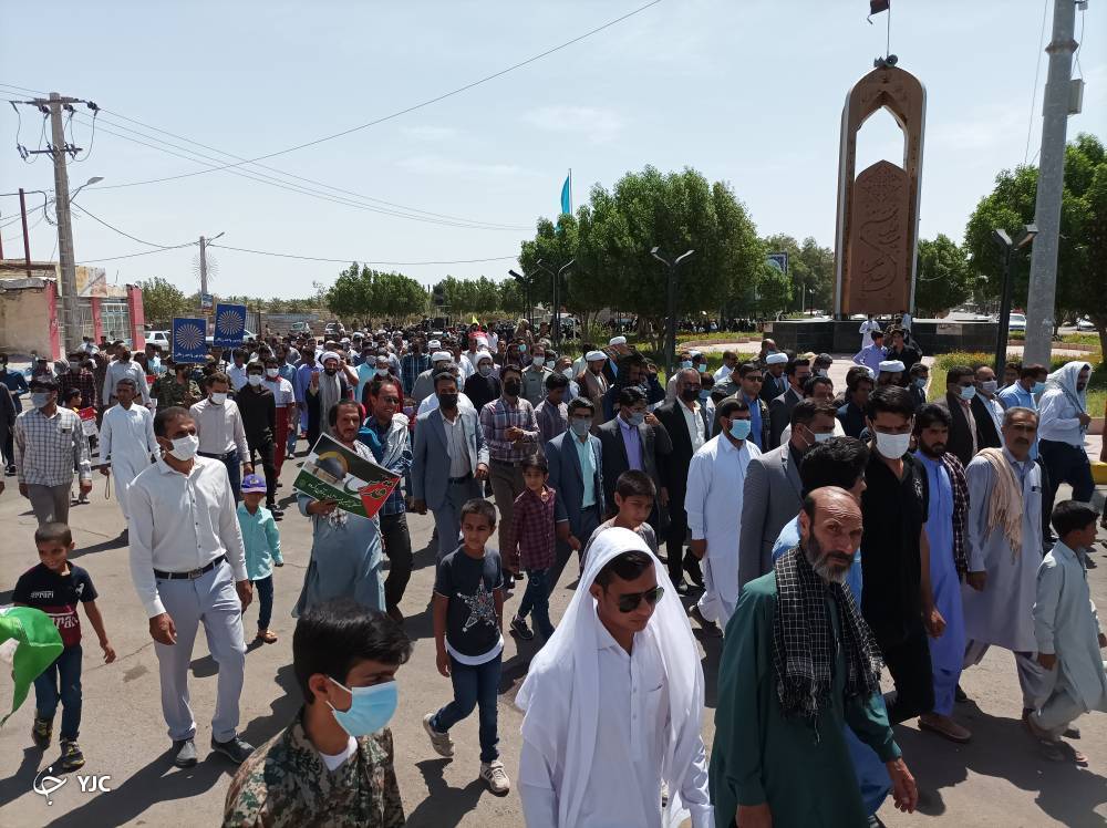 راهپیمایی روز قدس در شهرستان راور راهپیمایی روز قدس در شهرستان راور