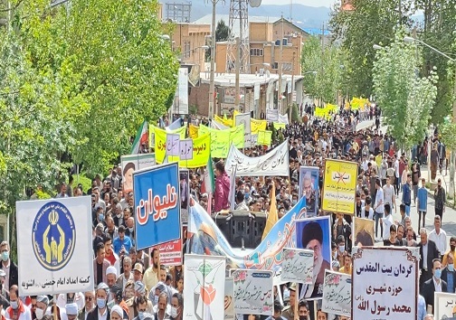 راهپیمایی روز جهانی قدس در آذربایجان غربی