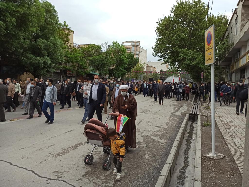برگزاری راهپیمایی روز جهانی قدس در همدان&nbsp;