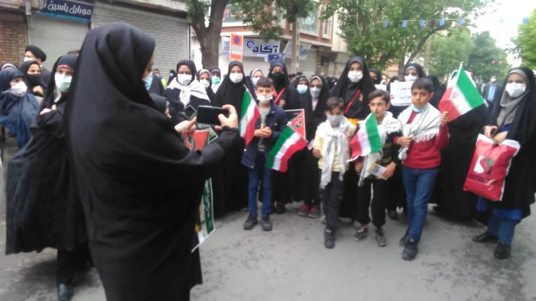 برگزاری راهپیمایی روز جهانی قدس در همدان&nbsp;
