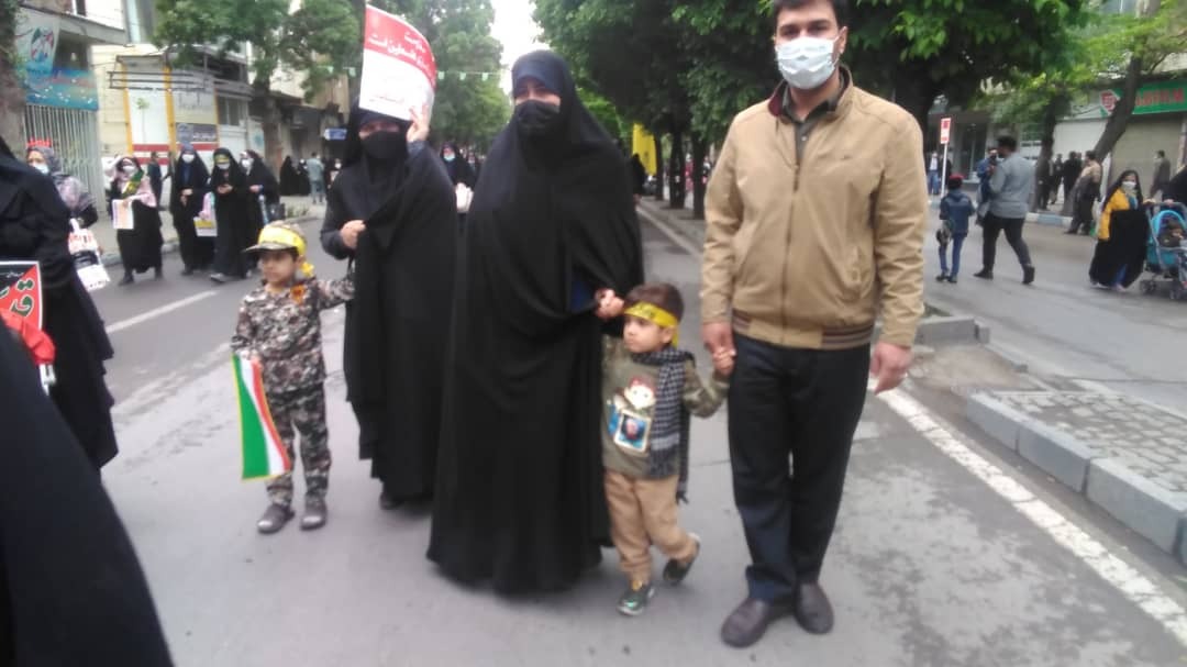 برگزاری راهپیمایی روز جهانی قدس در همدان&nbsp;