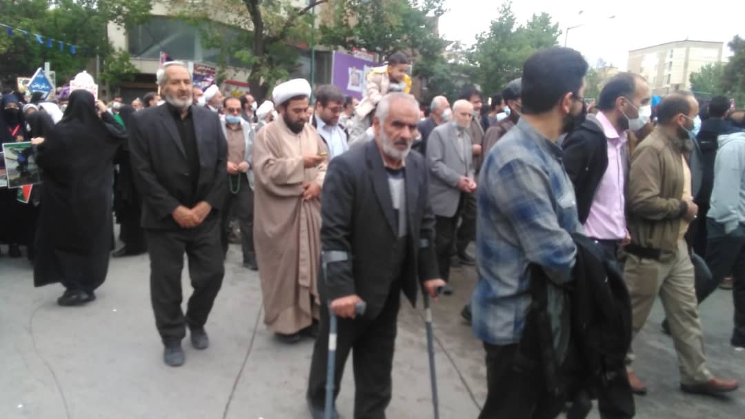 برگزاری راهپیمایی روز جهانی قدس در همدان&nbsp;