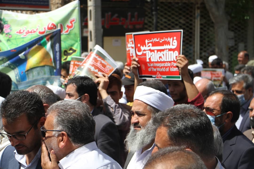 برگزاری راهپیمایی روز جهانی قدس در مشهد+ فیلم و تصاویر