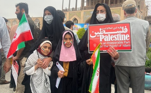 برگزاری راهپیمایی روز قدس در اصفهان+ فیلم و تصاویر