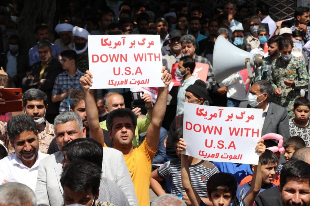 برگزاری راهپیمایی روز جهانی قدس در مشهد+ فیلم و تصاویر