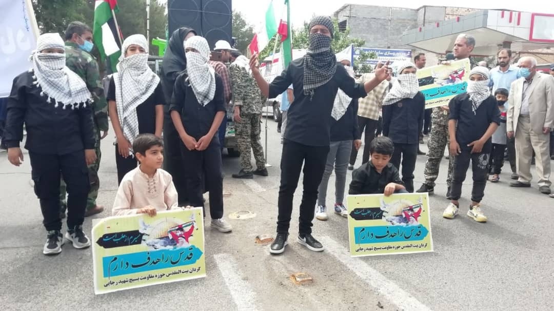 برگزاری راهپیمایی روز جهانی قدس در مشهد+ فیلم و تصاویر