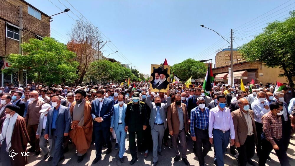 راهپیمایی روز قدس در شهرستان  سیرجان 