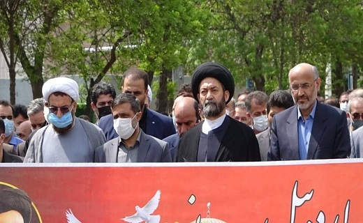 برگزاری راهپیمایی روز جهانی قدس در اردبیل + تصاویر