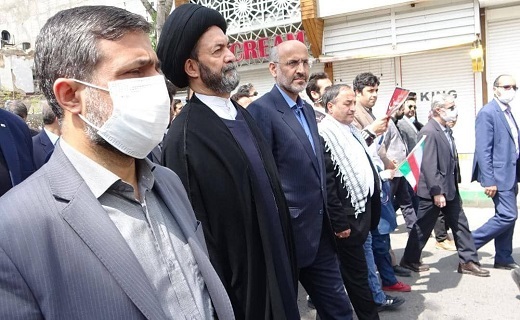 برگزاری راهپیمایی روز جهانی قدس در اردبیل + تصاویر