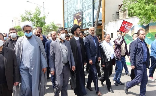 برگزاری راهپیمایی روز جهانی قدس در اردبیل + تصاویر