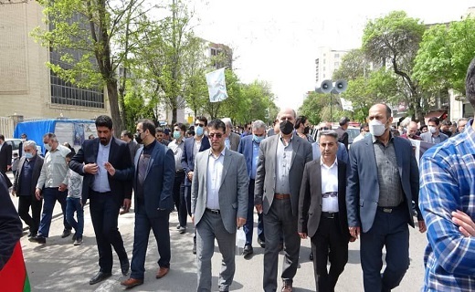 برگزاری راهپیمایی روز جهانی قدس در اردبیل + تصاویر