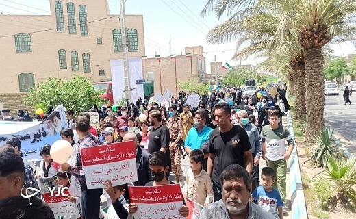 راهپیمایی روز جهانی قدس در استان یزد به روایت تصویر