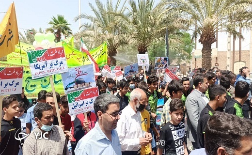 راهپیمایی روز جهانی قدس در استان یزد به روایت تصویر