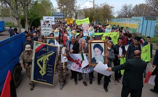 برگزاری راهپیمایی روز جهانی قدس در اردبیل + تصاویر و فیلم