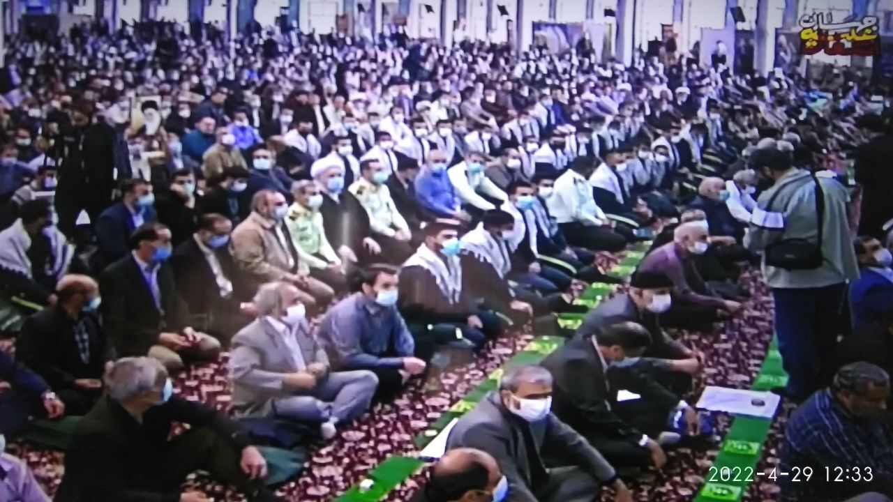 قرائت قطعنامه پایانی تظاهرات روز جهانی قدس
