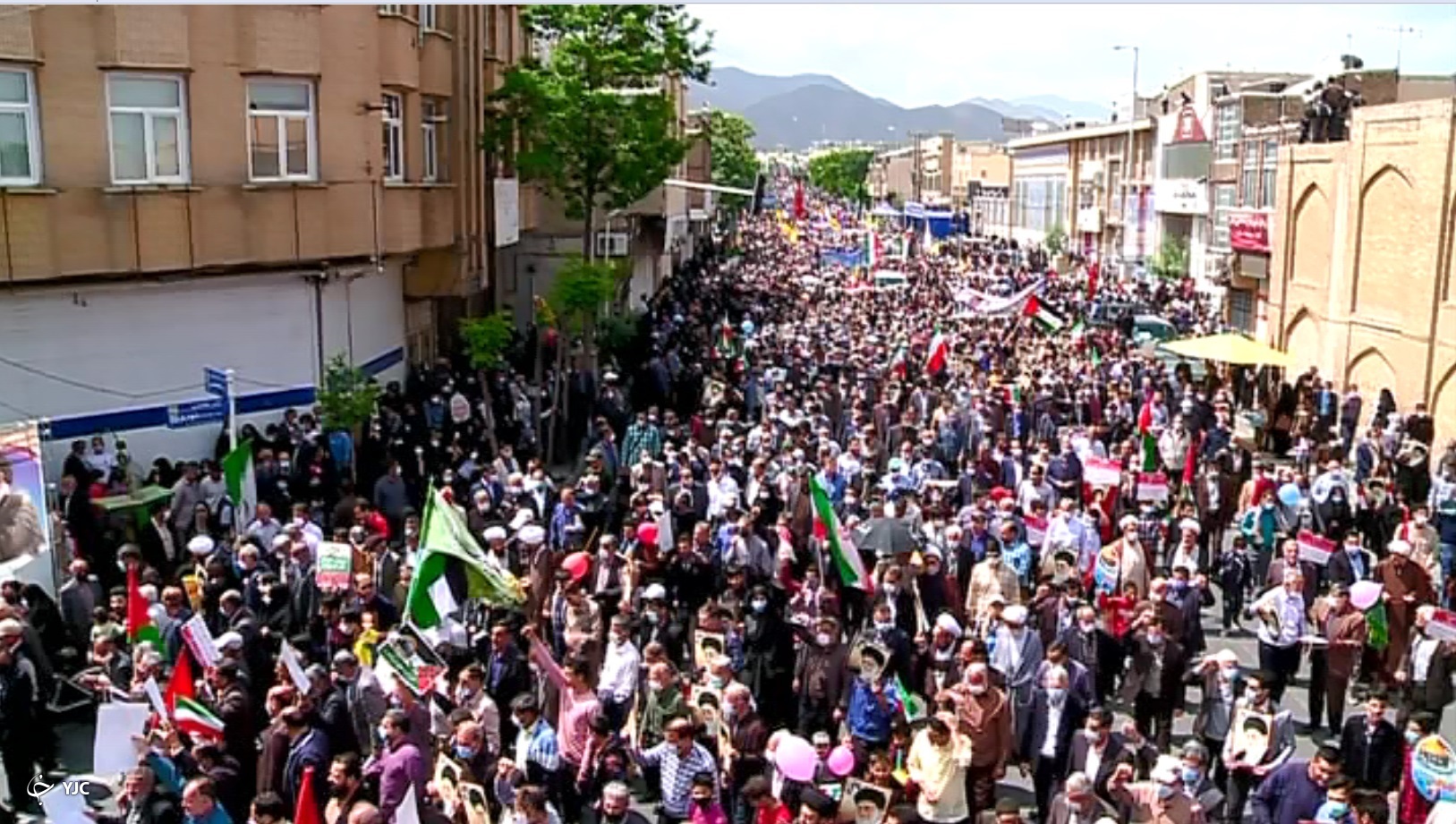 راهپیمایی روز جهانی قدس ۱۴۰۱ در استان مرکزی + تصاویر