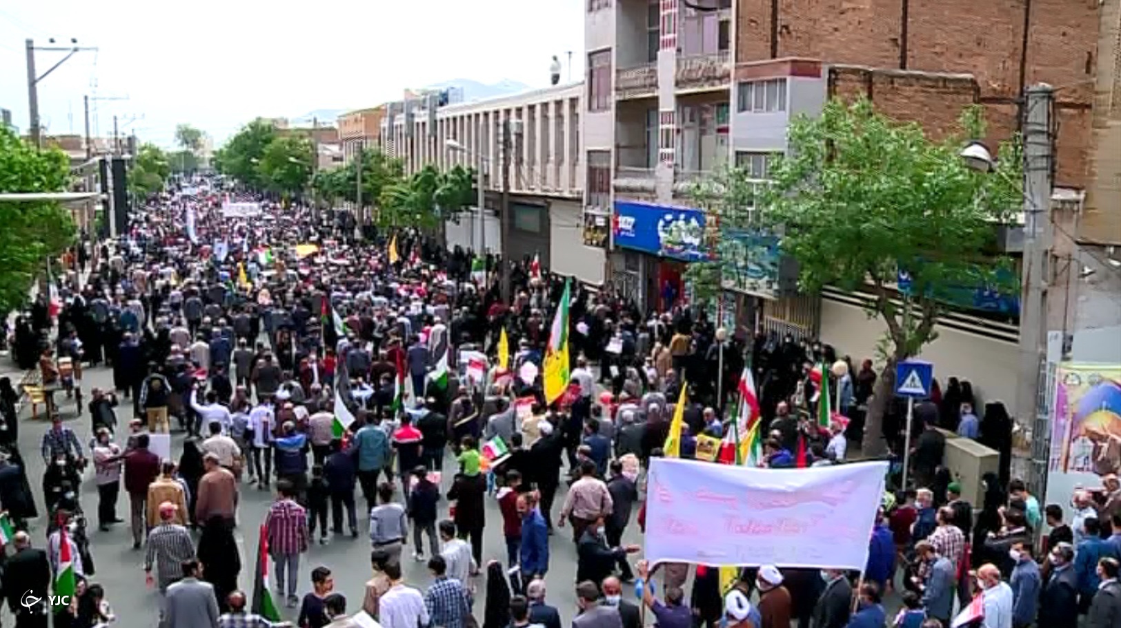 راهپیمایی روز جهانی قدس ۱۴۰۱ در استان مرکزی + تصاویر