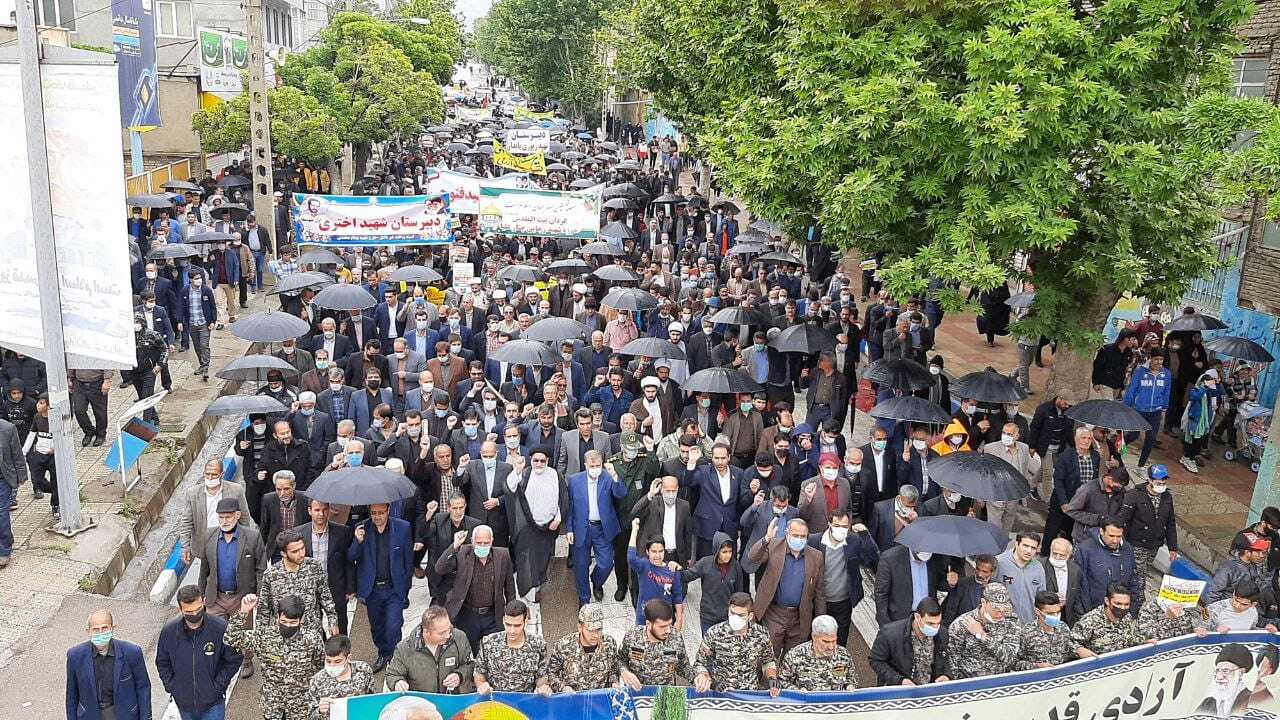 روز قدس روز مقابله با تمامیت خواهی استکبار جهانی است