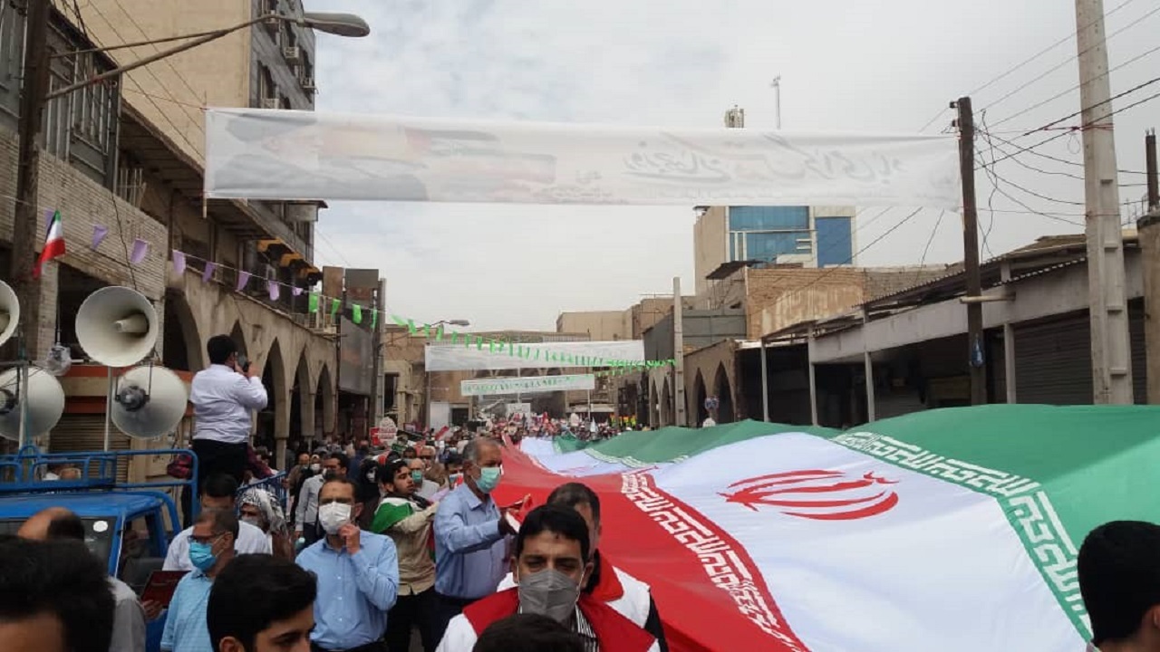 تصاویری از راهپیمایی روز جهانی قدس در اهواز