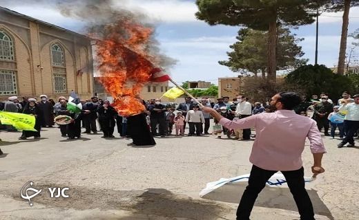 راهپیمایی روز جهانی قدس در استان یزد به روایت تصویر