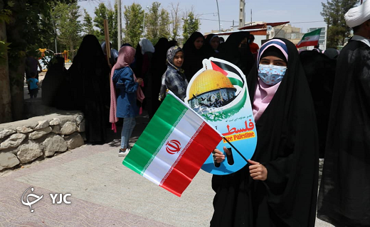 راهپیمایی روز جهانی قدس در استان یزد به روایت تصویر