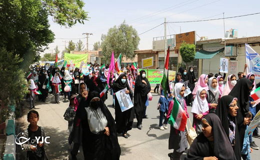 راهپیمایی روز جهانی قدس در استان یزد به روایت تصویر