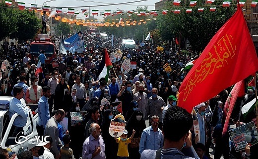جلوه های ویژه راهپیمایی روز جهانی قدس در استان یزد