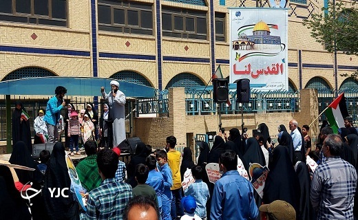 جلوه های ویژه راهپیمایی روز جهانی قدس در استان یزد