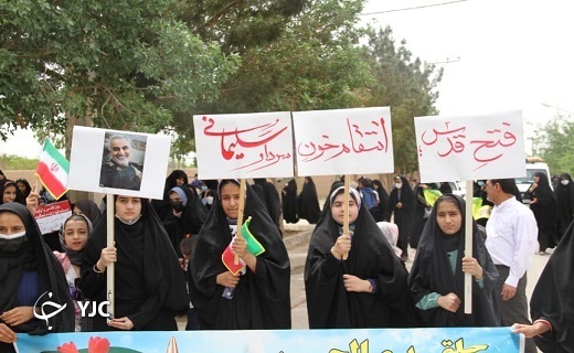 راهپیمایی روز جهانی قدس در استان یزد به روایت تصویر