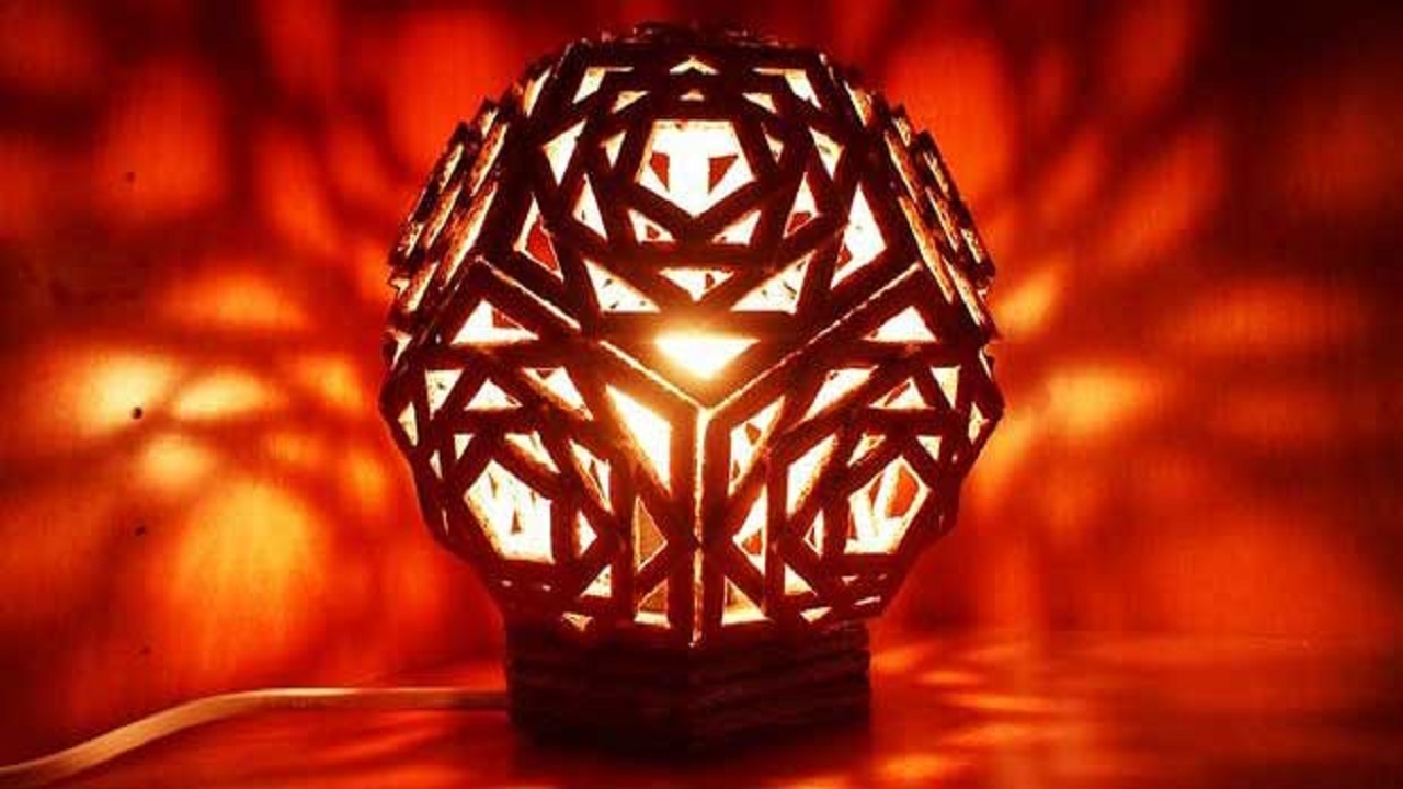 آموزش ساخت چراغ خواب با چسب حرارتی + فیلم
