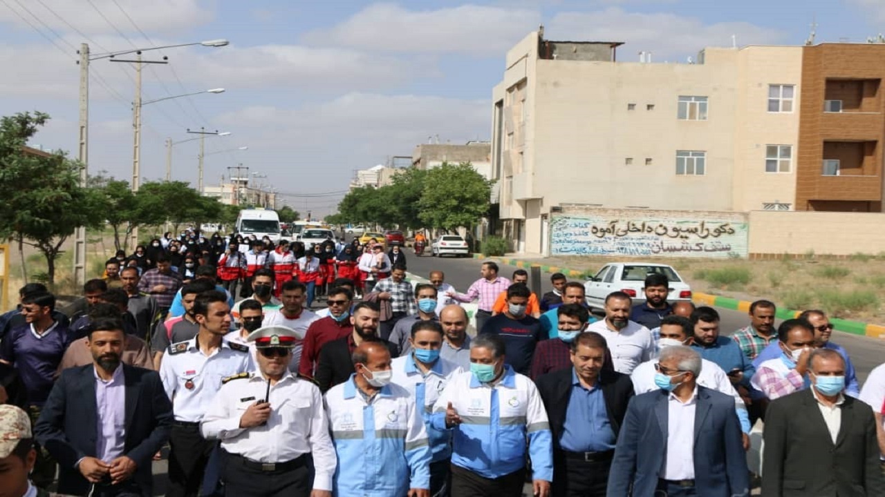 برگزاری پویش سلامتی را قدم بزن در تربت جام