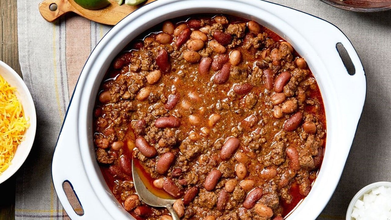 روش طبخ خورشت لوبیا چیتی + فیلم