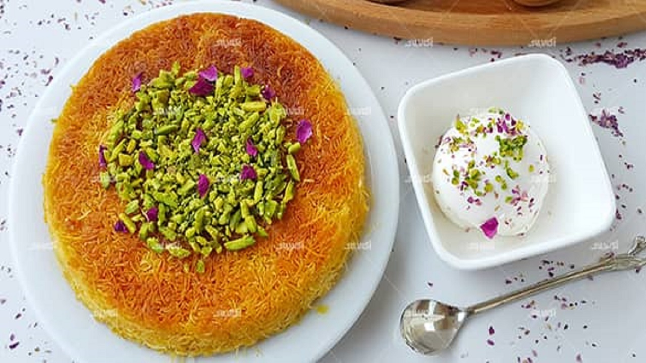 آموزش تهیه کنافه عربی + فیلم