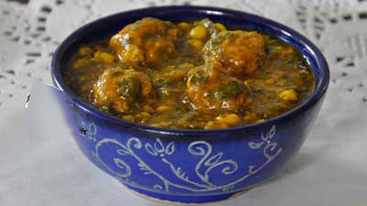 روش طبخ خورشت کوفته ریزه با اسفناج + فیلم