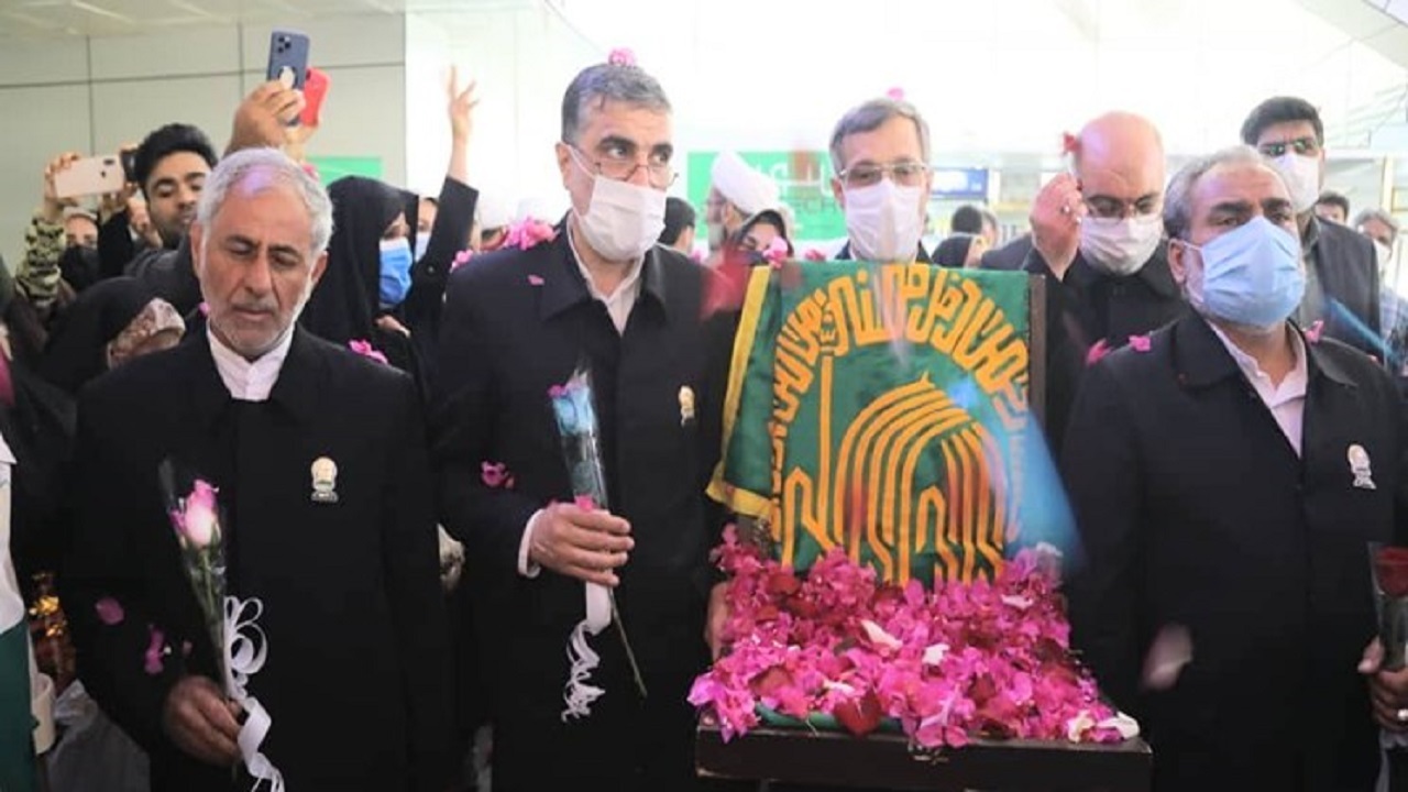 ورود کاروان خادمان رضوی به بندرعباس + فیلم