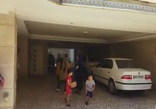 خطر ریزش یک ساختمان در بابل + تصاویر
