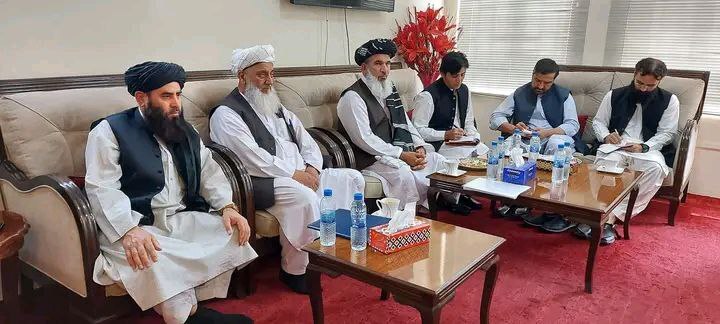 دیدار و گفتگوی وزیر امور مهاجرین طالبان با سفیر پاکستان در کابل + تصاویر