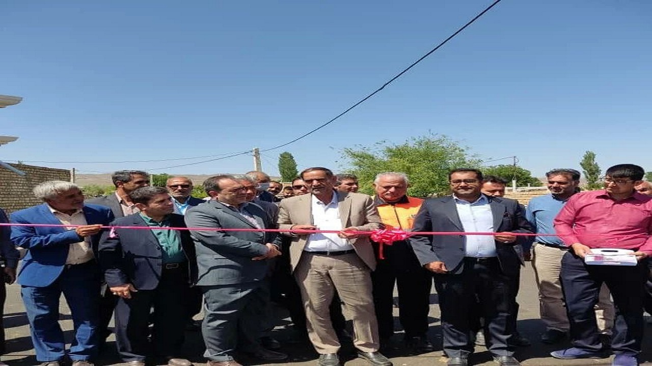 بهره برداری از۲ پروژه عمرانی و زیربنایی در آوج