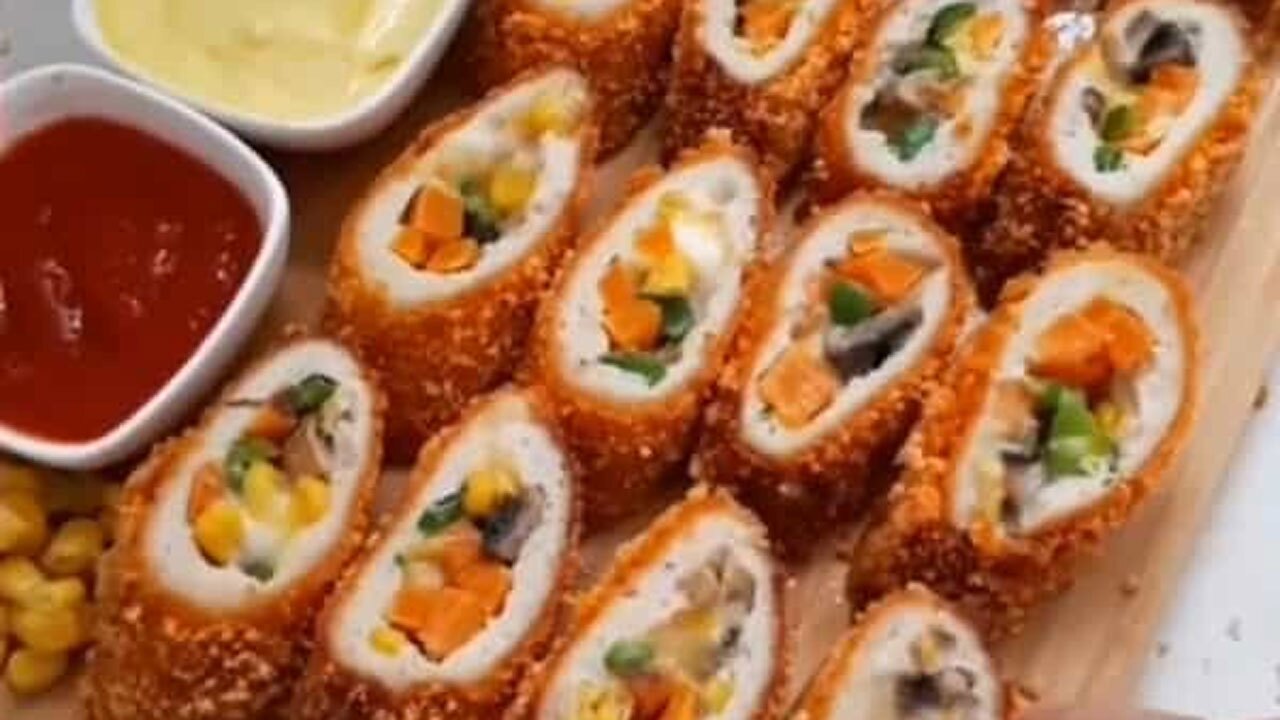 روش تهیه رول سوخاری + فیلم