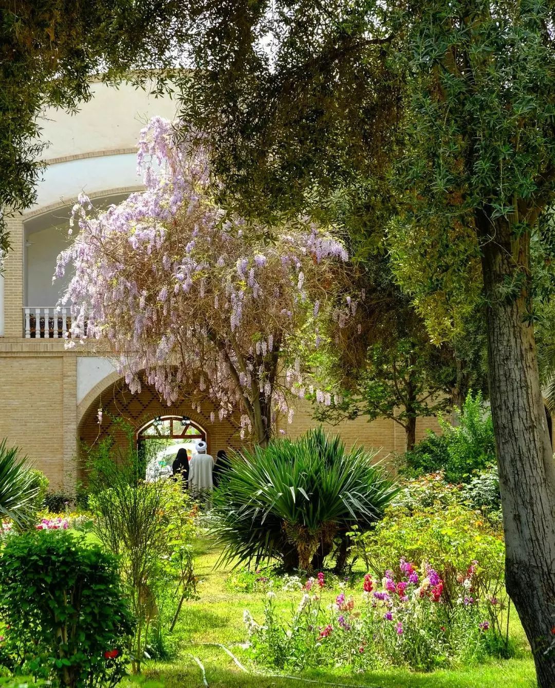 باغ گلشن نگینی در دل کویر طبس + تصاویر
