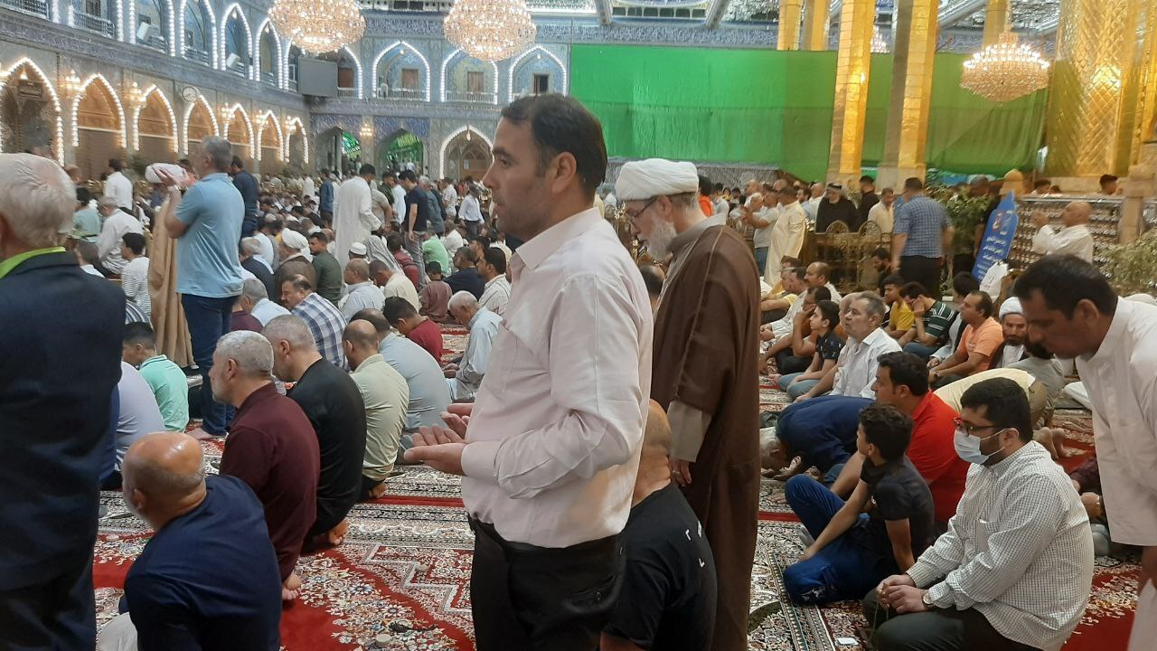 برگزاری جشن ولادت حضرت معصومه(س) در حرم ابوالفضل(ع) + فیلم و تصاویر