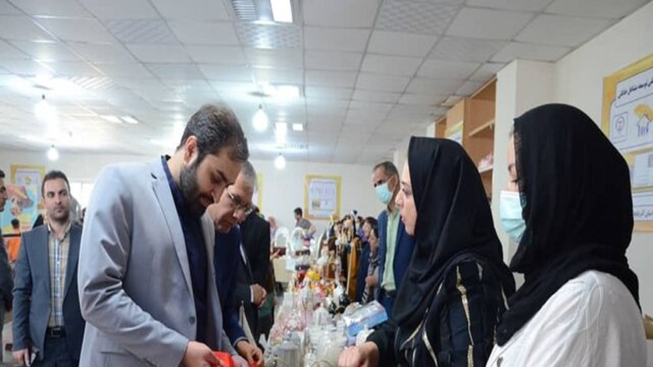 بازدید معاون وزیر تعاون، کار و رفاه اجتماعی از نمایشگاه طرح ملی توسعه مشاغل خانگی