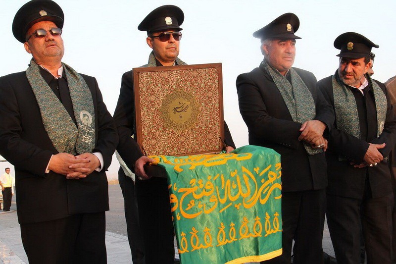 استقبال از خدام رضوی در شادگان