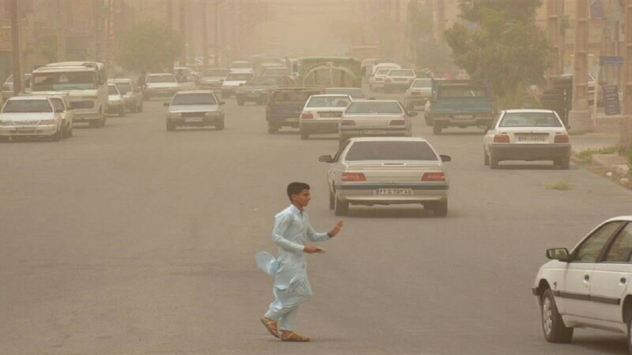 غلظت ذرات معلق در هوای زاهدان به ۶۱۴ میکروگرم بر ثانیه رسید