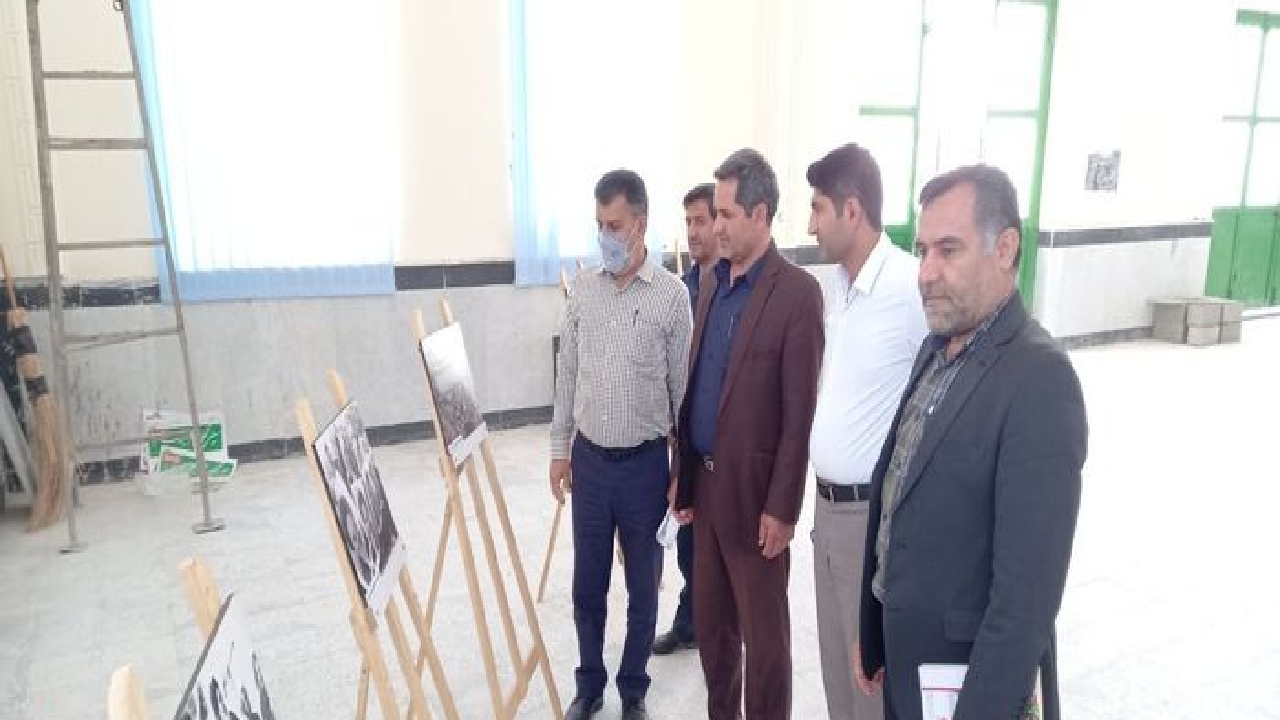 برپایی نمایشگاه عکس در سوگ آفتاب در باشت