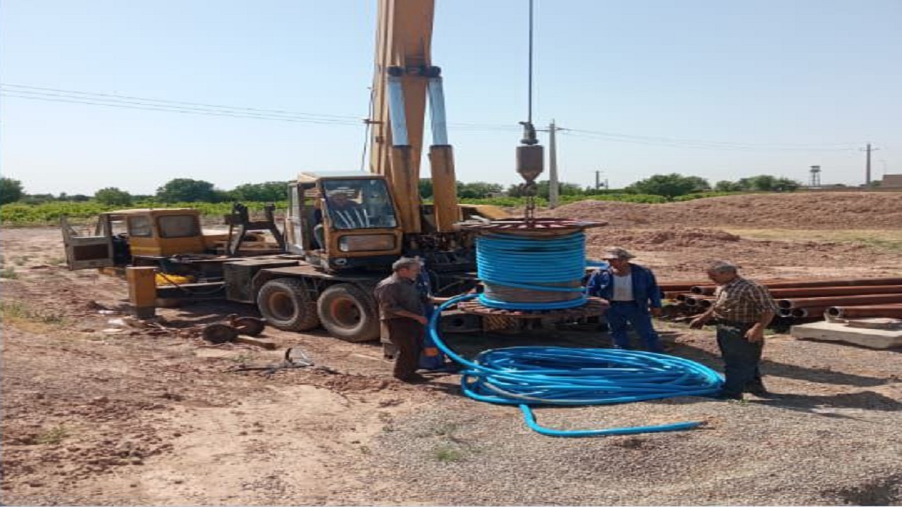 بهره برداری از چاه جدید تامین آب آشامیدنی شهر تاکستان