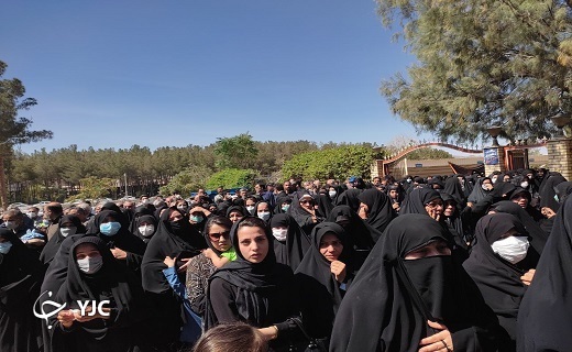 تشییع پیکر فرزند و همسر حامد سلطانی
