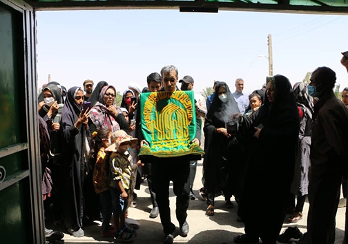 کاروان خدام حرم مطهررضوی وارد شهرستان حاجی&zwnj;آباد شدند